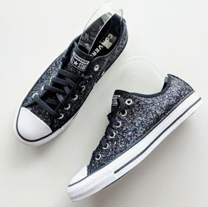 Converse Low Tops Glitter Galaxy